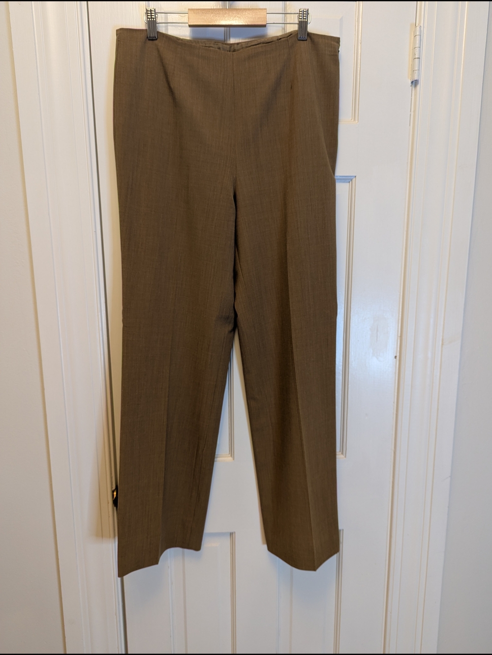 W by Worth Women's Tan Brown Dress Pants
